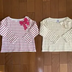 プチバトー　カットソー　2セット