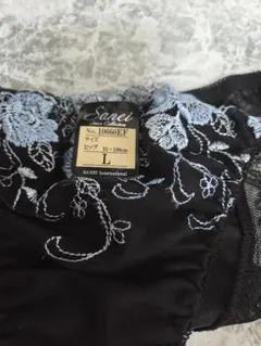 Sanei ショーツ Lサイズ ブラック 刺繍レース 新品　　L