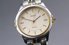 SEIKO DOLCE 8J41-6150 ネイビー文字盤 クォーツ レディース - メルカリ