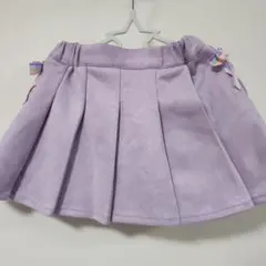 リボン付き プリーツスカパン