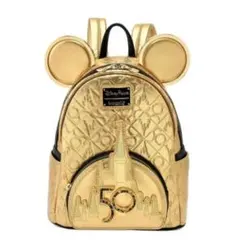 WDW50周年 ラウンジフライ リュック　金　レア
