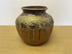 壺屋焼 花瓶 魚紋 小橋川清正 伝統工芸 - メルカリ