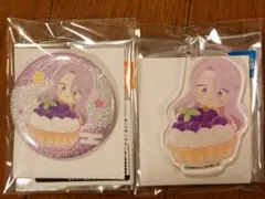 刀剣乱舞　わんぱく　蜂須賀虎徹　アクリルキーホルダー　缶バッジ　セット