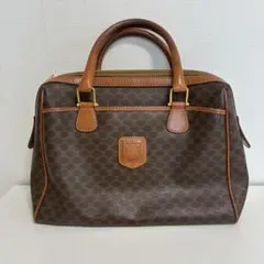 【値下げ】CELINE セリーヌ ヴィンテージ マカダム 本革 ボストンバック