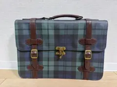 【F.i.n.t】タータンチェック柄 合皮バッグのサムネイル