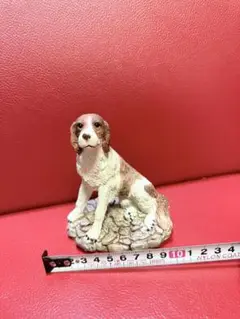 キャバリア デコピン コーイケルホンディエ 犬 置物