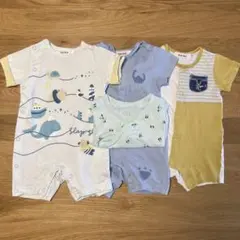 slap slipロンパース3枚セット&おまけ 70cm