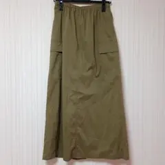 カーゴロングスカート オリーブのサムネイル