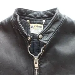 70s THIS GENUNE LEATHER GARMENT タロンジッパーのサムネイル