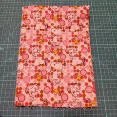スヌーピーの綿プリント生地 約110cm x 52cm