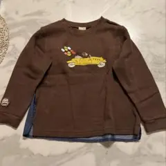 【未使用】petit main おさるのジョージ 長袖カットソー 110cm