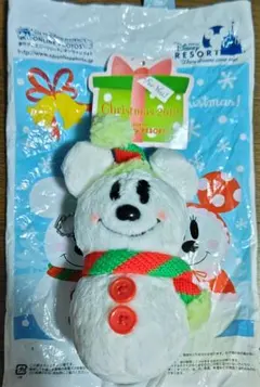 クリスマス2012 ミッキー雪だるま キーホルダー