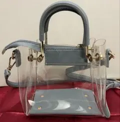 CECIL McBEE ブルークリアバッグ　痛バッグ　ミニショルダーバッグ