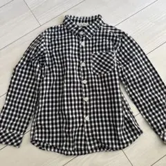 3can4on ギンガムチェック　長袖シャツ120サイズ