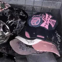 リメイクキャップ メッシュキャップ グラフィティーSWAG Y2K - メルカリ