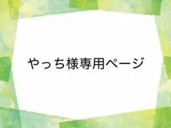 やっち様専用ページ