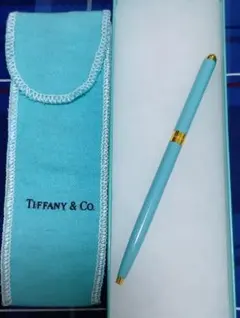 【極美品】Tiffany & Co. ブルーパースペン　化粧箱・ポーチ付のサムネイル