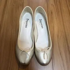 極美品】repetto レペット 24 カミーユ バレエシューズ リボン - メルカリ
