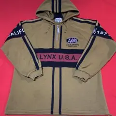 Lynx U.S.A. SPORTS ハーフジップ パーカー　サイズL