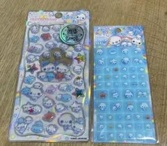 KAMIO JAPAN ぷくぷくあわわちゃん シール 2種　プチドロップ　タイル