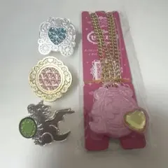 セボンスター 4点セット ネックレス ピンバッジ