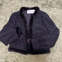 VALENTINO ブラックファーアウターのサムネイル