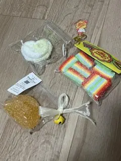 ザラメ　スクイーズ　みかん　チュッパチャプス　nekotedukuri