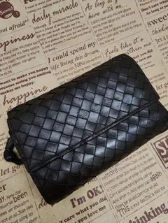 ボッテガヴェネタ　編み込み　折り財布 三つ折り 財布