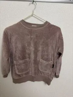 コーデュロイ トレーナーとパンツセット