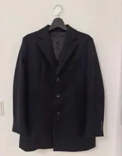 エポカウォモ EPOCA UOMO☆スタンドカラーコート 比翼ボタン ウール