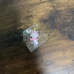 ハローキティ　トレーディングマスコットストラップ　ユニコーンピンク