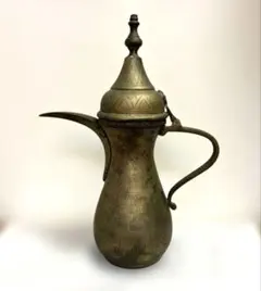 【大型56cm】アンティーク 真鍮製 水差し アフターバ 手彫り文様 中東美術 大型56cm】アンティーク 真鍮製 水差し アフターバ 手彫り文様 中東