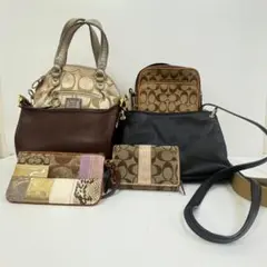 UT/COACH コーチ バッグあんど財布 計6点まとめ売り
