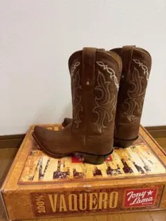 タ*ク様 新品大幅値下げ　Tony Lama ブラウン ウエスタンブーツ