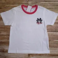 新品 未使用 ミッキー ミニー 半袖 Tシャツ 女の子 白色 140