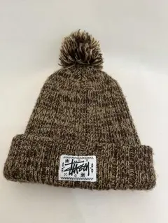 OLD STUSSY ボンボン ニット帽 90s カナダ製 イヤーフラップ - メルカリ