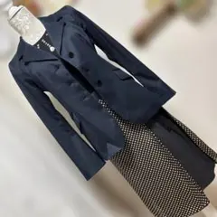 アニエスベー　ネイビー テーラードジャケット 3つボタン