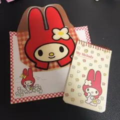 マイメロディ　サンリオ　当時品　メモ帳　レターセット