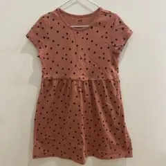 H&M ハート柄 半袖ワンピース レギンス　セット　122サイズ