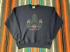 Lee リー USA製 スウェット XL ビンテージ 紺 トレーナー アメリカ製