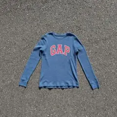 00s OLD GAP サーマルロンT y2k ロゴ - メルカリ