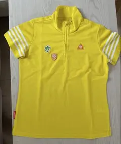 le coq sportif Golf Collection L 黄色シャツ