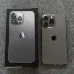 iPhone13 PRO 256GB グラファイト 背面ヒビ有り 動作問題なし