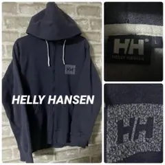 HELLY HANSEN メンズL パーカー　フーディ　ニードルパンチロゴのサムネイル