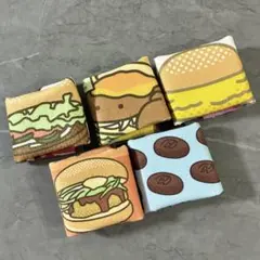 タイトーくじ ドムドムバーガー E賞 ハンドタオルコレクション 全5種 セット