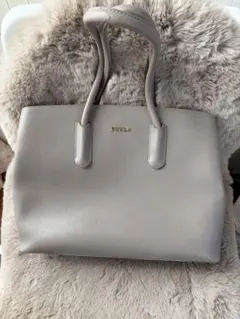FURLA トートバッグ グレーのサムネイル