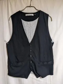 お値下げ　カットソーベスト Mサイズ 黒