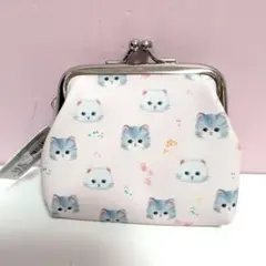 【新品未使用タグ付き】ねこちゃんのコインパース・がまぐち