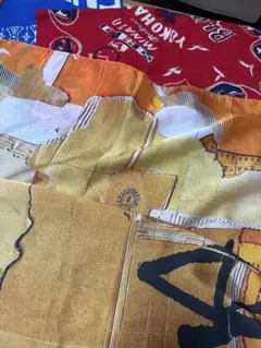 【まとめ売り】ヴィンテージ柄 スカーフ 3点セット / コーデ・インテリア対応