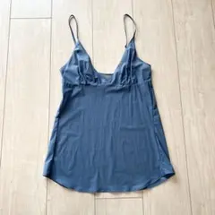 UNIQLO ユニクロ mame マメクロ シアーキャミソール ブルー Mサイズ